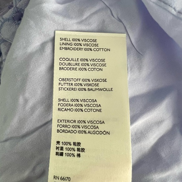 Free People Janie Eyelet Mini Dress Lavender Purple Size XS - Picture 9 of 9